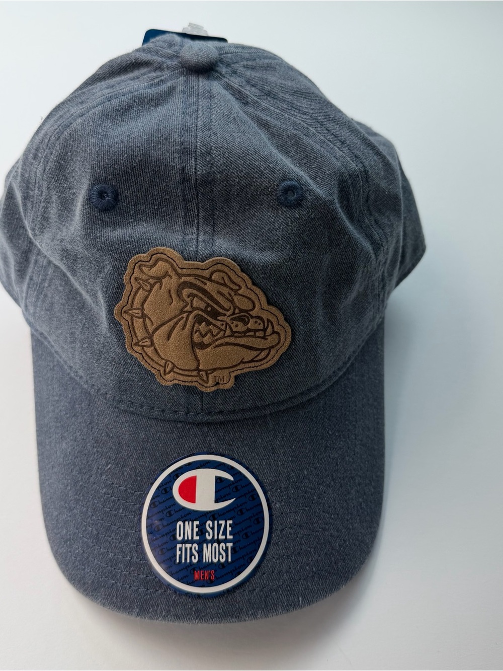NWT Gonzaga Bulldogs Denim Chambray Adjustable Baseball Cap Hat